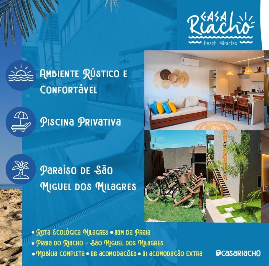 Casa Riacho Villa São Miguel dos Milagres Exterior foto